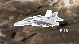 بررسی سطح مقطع راداری rcs جنگنده های F15 F18 F16 F35