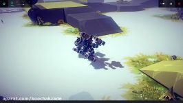 Besiege Gameplay  AMAZING GROUND VEHICLES  Scramjet Tank Flying Buggy  Besiege Best Creations