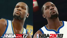 NBA 2K17 vs NBA 2K18 Graphics Comparisons  LEBRON CURRY KD KYRIE and MORE