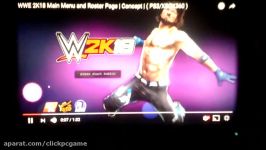 WWE 2K18 Main Menu and Roster Page  Concept  PS3XBOX360 