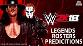 WWE 2K18 ROSTER  ALL 25+ LEGENDS ROSTERS PREDICTIONS  PS4XBOX ONE