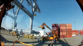 Construction of a Gantry crane Port of Antwerp Timelapse shows how to build a Gantry Crane