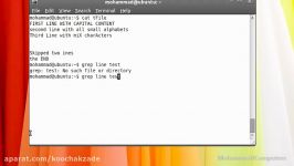 16  Unix  Linux Shell  Search Pattern  Text  String from file  grep Command