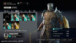 For Honor 180 Gear Score  The Conqueror Season 3 Legendary Gear