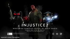 Injustice 2  Raiden Hellboy Black Manta DLC Trailer