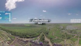 Tractor racing 360 Panoramic video from Bison Track Show