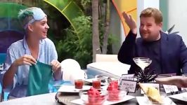 بازى چندش آور James Corden وKaty Perry