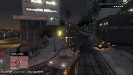 GTA 5 TANK RAMPAGE AND 5 STAR POLICE CHASE