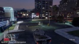 Grand Theft Auto V  Police Chase Rampage With A Tank PS4 Gameplay