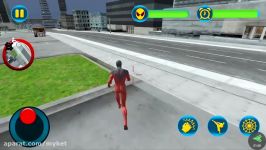 Super Spider Hero Flying Bike City Battle  Video Review