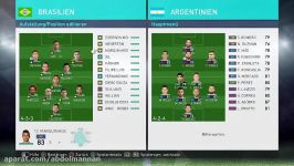 PES 2018  Demo Gameplay  Brazil Vs Argentina PS4 HD