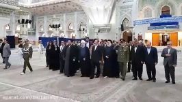 تجدید میثاق روحانی اعضای دولت آرمانهای امام راحل