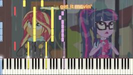 Monday Blues – Equestria Girls Specials – Synthesia Piano Cover