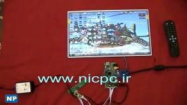 اتصال برد درایور السیدی دارای ورودی hdmi+vga+av به السیدی 15