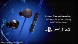 New In ear Stereo Headset for PS4  Launch December 201