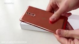 Nokia 8 Unboxing Polished copper