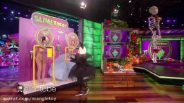 Heidi Klum and Beth Behrs Play Slime Face