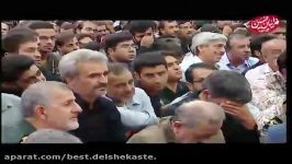 نوکری هستم نیازمند دعای مدافعان حرم رضا نریمانی مراسم شهید محسن حججی