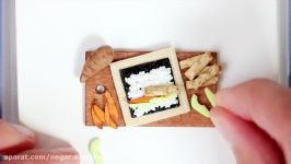 Miniature Sushi from Polymer Clay Speed Sculpting Tutorial