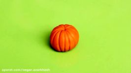 Miniature Pumpkins from Polymer Clay Miniature Food Time Lapse Video