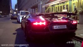 Tron Aventador Shooting EPIC FLAMES in London