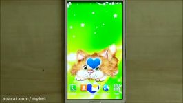 Funny cat live wallpaper for android phones and tablets