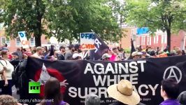 White nationalists and counter protesters clash in Charlottesville