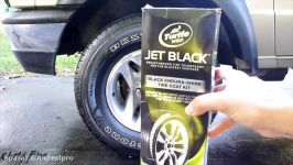 Give your Tires a Deep Black Shine that Lasts a Year Long