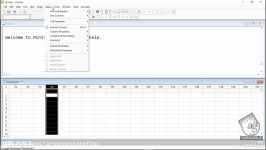 آموزش Minitab  شروع به کار توصیف محیط مینی تب