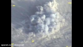 RAW Russian MoD releases footage of air force strikes on ISIS targets in Syria