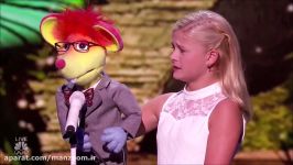 خوانندگی فوق العاده دختر 12 ساله در استعداد یابی آمریکا