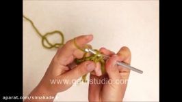 ویدئوی آموزشی انگشتی قلاب..Crochet loop or fur stitch