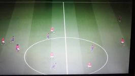 گل زیبای وین رونی وسط زمین به بارسا در pes 2014