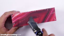 Moto Z2 FORCE Durability Test  Scratch and Bend Test