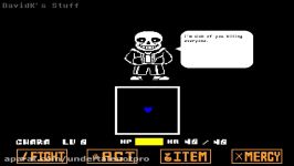 DETERMINATION Sanss Disbelief Fight Undertale