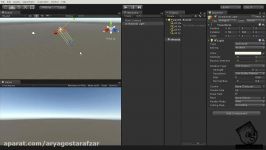 آموزش Unity  بررسی محیط بازی سازی یونیتی 5