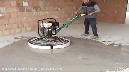 PolishCopter Grinding and Polishing concrete floors and Polished Concrete floor using Power Trowel