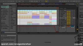 آموزش Ableton  ترتیب دهی غیرخطی درنمای Session ایبلتون