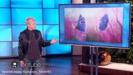 Ellen shows   finding Dory