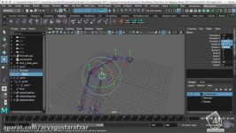 آموزش Rigging در Maya  مفصل ها سلسله مراتب در ریگینگ