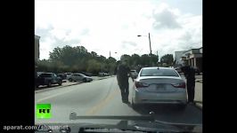 Dashcam US police officer beats black driver DISTURBING