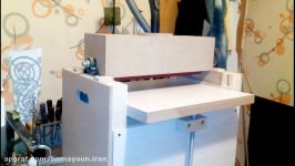 Drum sander Thickness آموزش ساخت گندگی نجاری ارزان قیمت