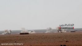 سیطره آتشباری ارتش سوریه شخم دواعش در حمیمه
