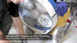 Floor grinder for very fast grinding concrete floor and floor preparation