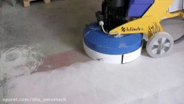 Concrete floor preparation and floor coating removal floor grinder