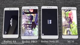 Mi5S vs Redmi PRO vs Redmi 4A vs Redmi Note 4X