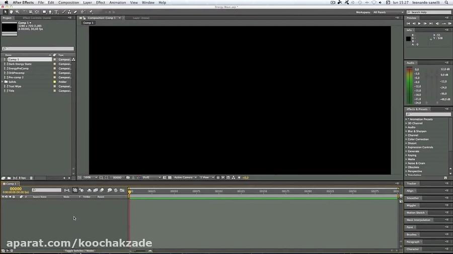 Tutorial Adobe After Effects CC Creare una INTRO per i video  Parte 12