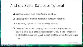 Android Sqlite Database Tutorial Part 1 Complete Implemention