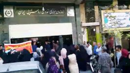 اعتراضات دوباره سپرده گذاران واحد اعتباری ولیعصر در سازمان تعاون وروستایی ایران
