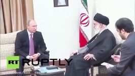 دمب خروسولادیمیر پوتین من مسیح را در خامنه ای دیدم  Putin I Saw Jesus in khamenei